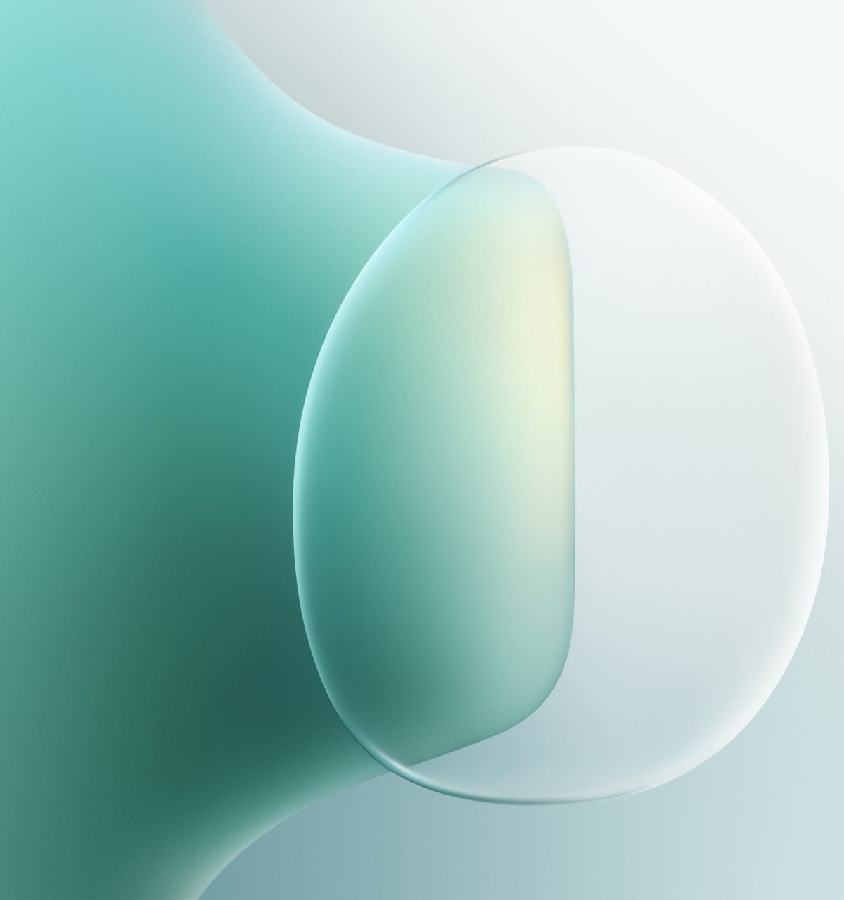 Mint Glass Orb wallpaper