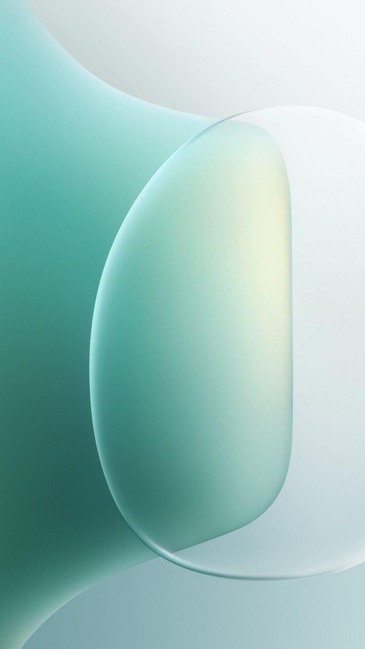 Mint Glass Orb wallpaper