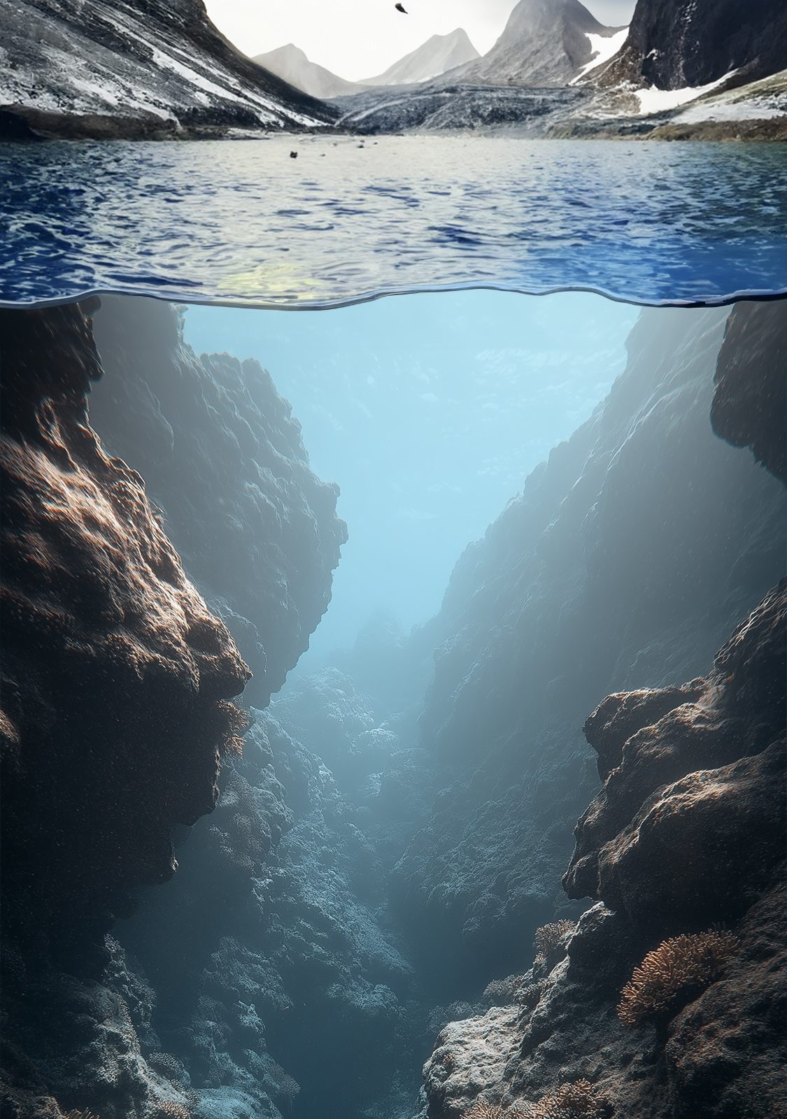 Arctic Underwater Fjord