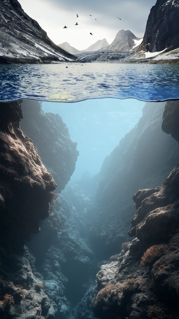 Arctic Underwater Fjord