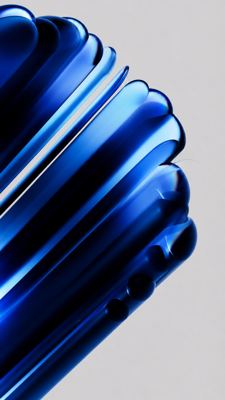 Blue Glass Ribbon