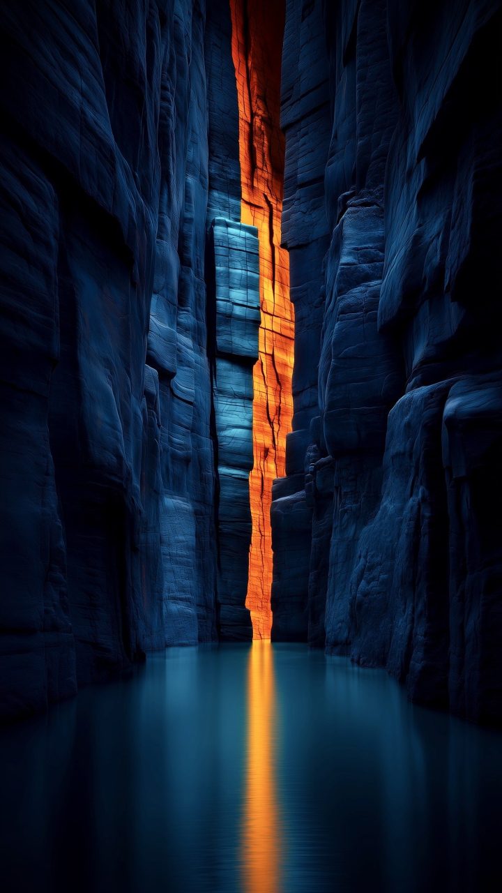 Blue Orange Canyon Light