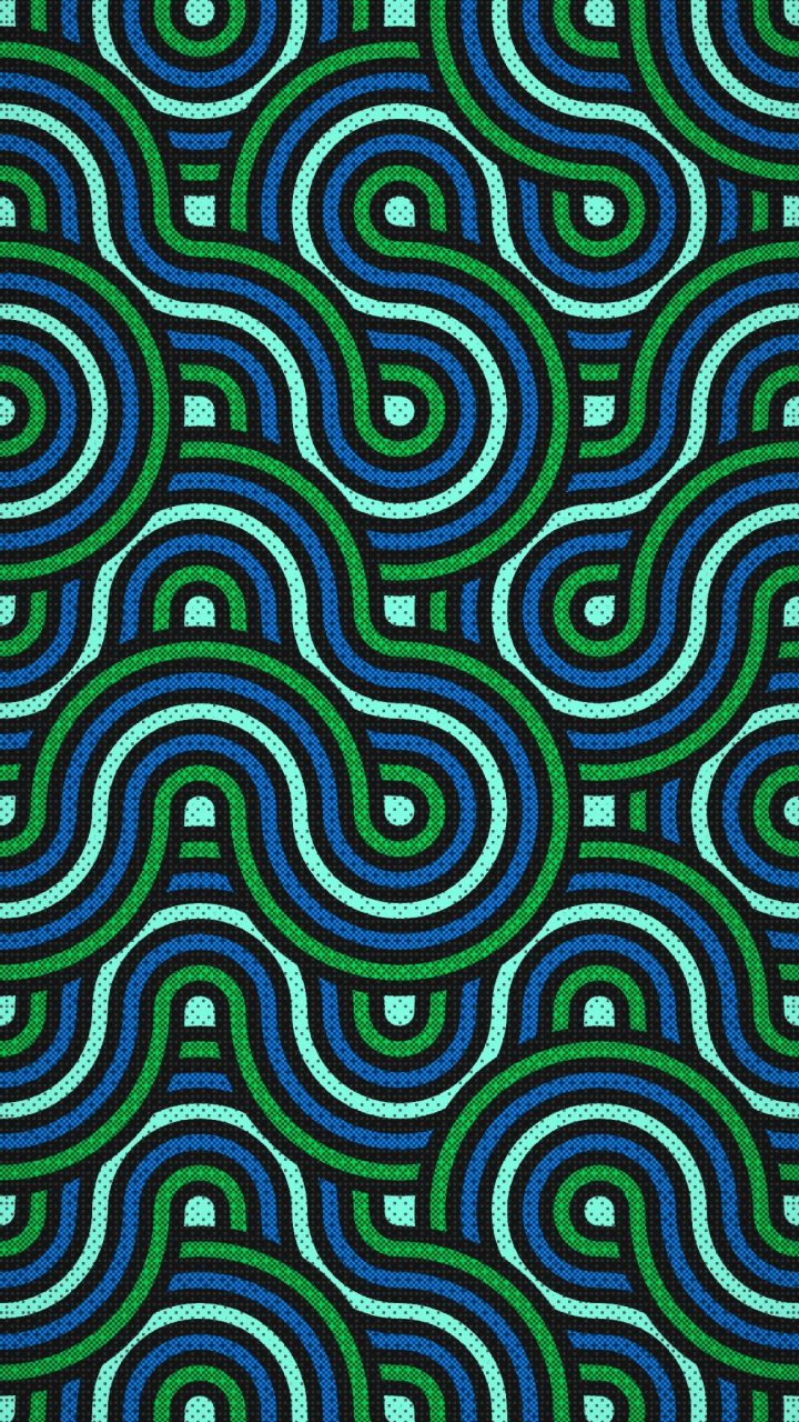 Green Maze Pattern