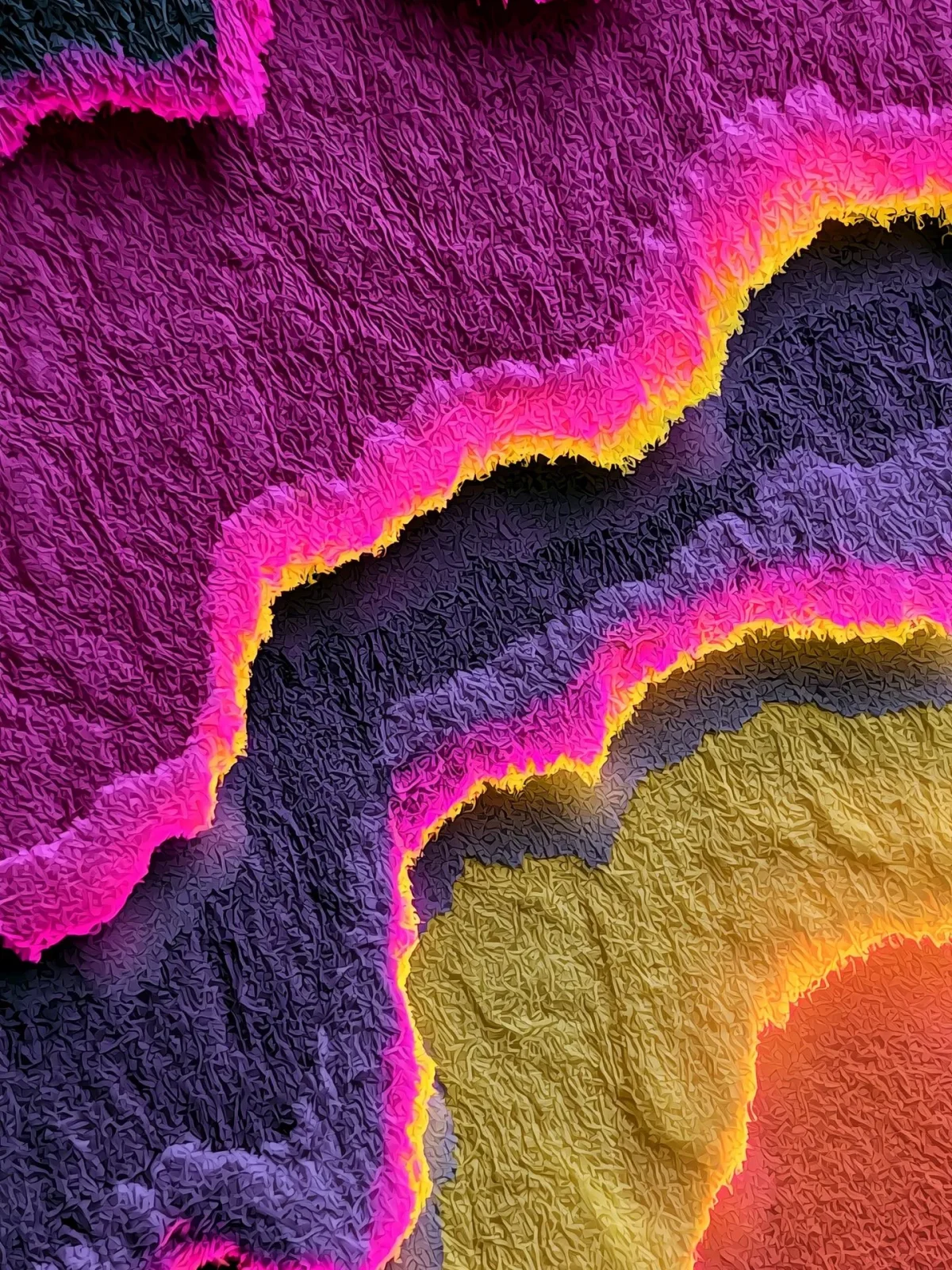 Neon Torn Paper