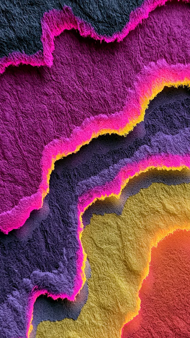 Neon Torn Paper