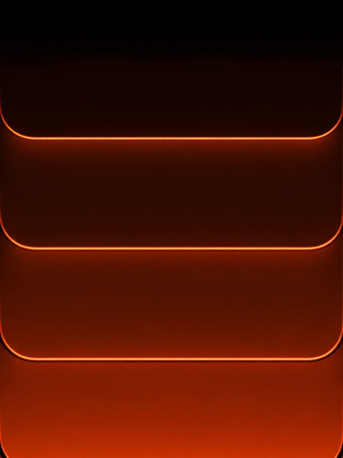 Orange Glass Panels