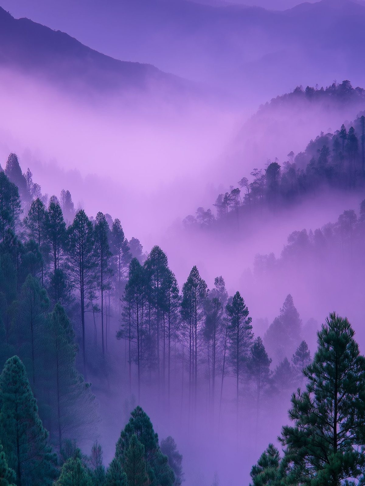 Purple Mist Forest