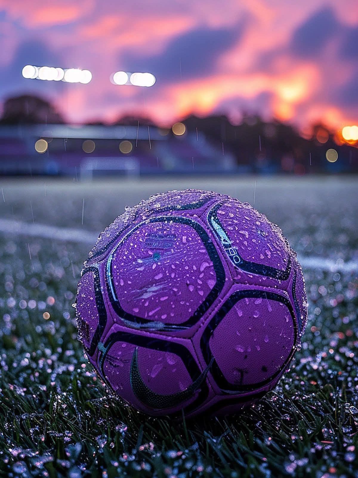 Purple Stadium Ball