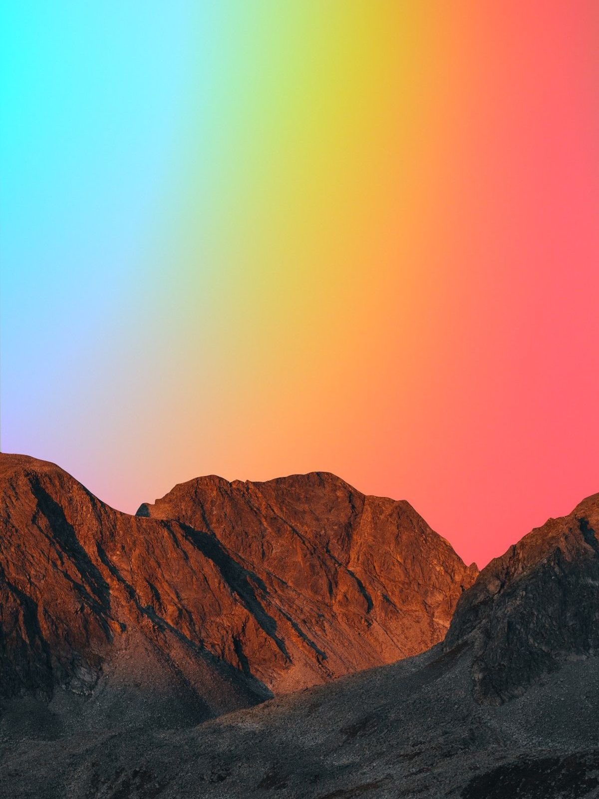 Rainbow Mountain Glow