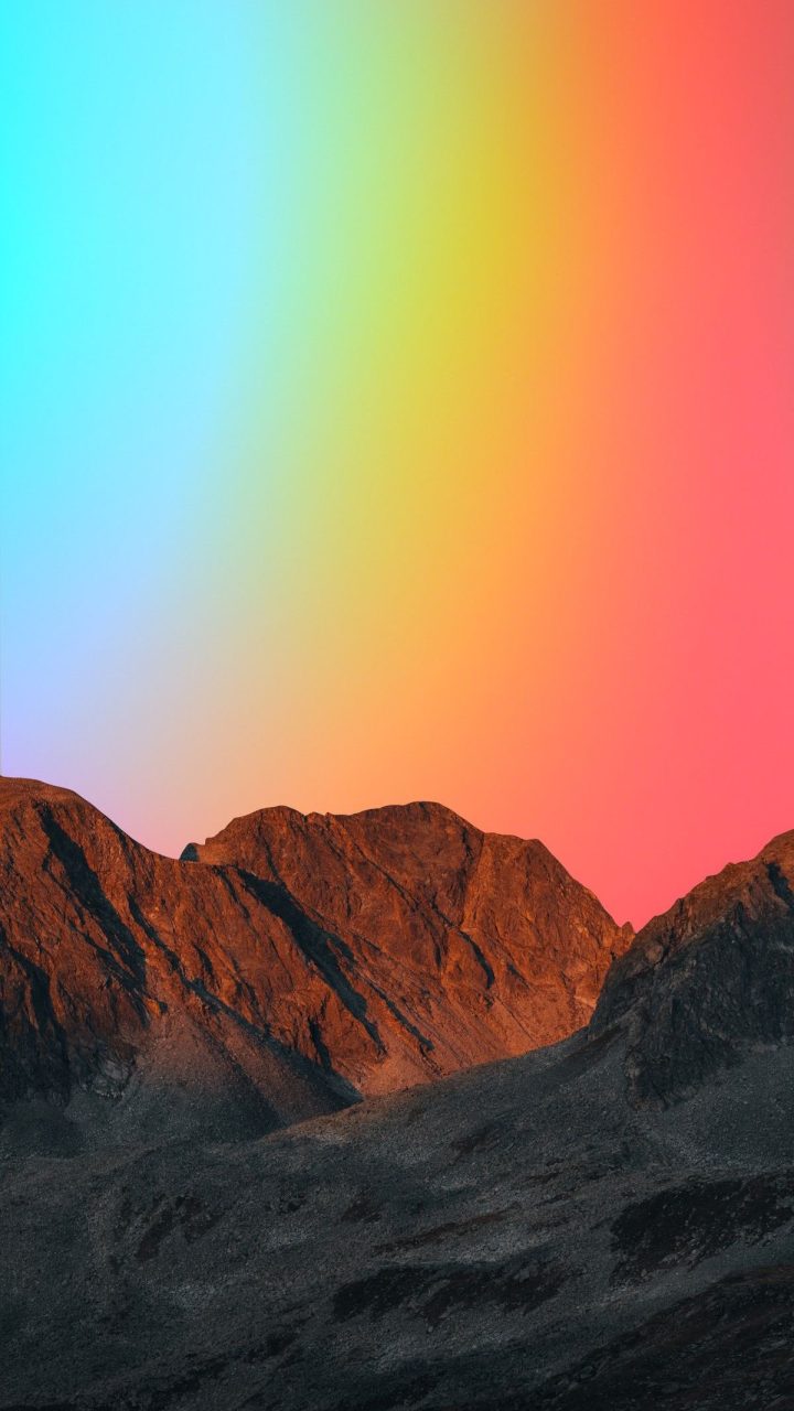 Rainbow Mountain Glow