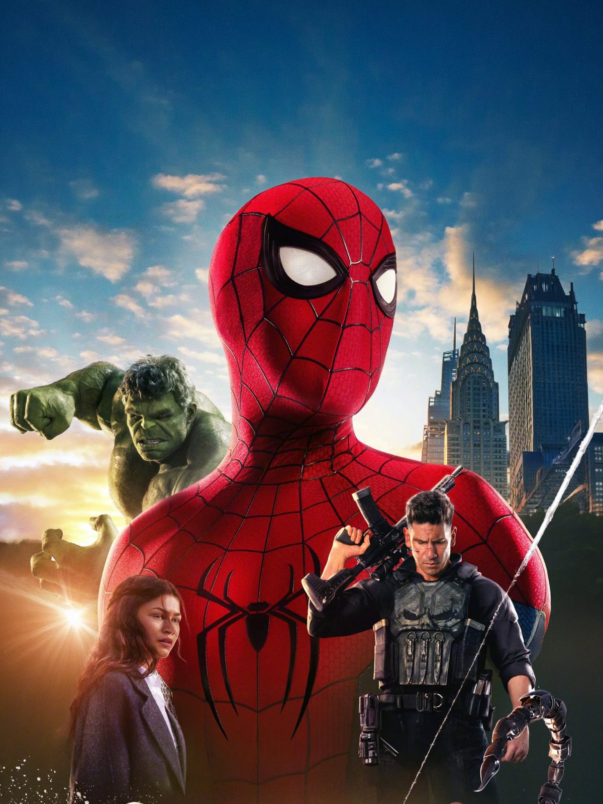 Web Hero City Poster