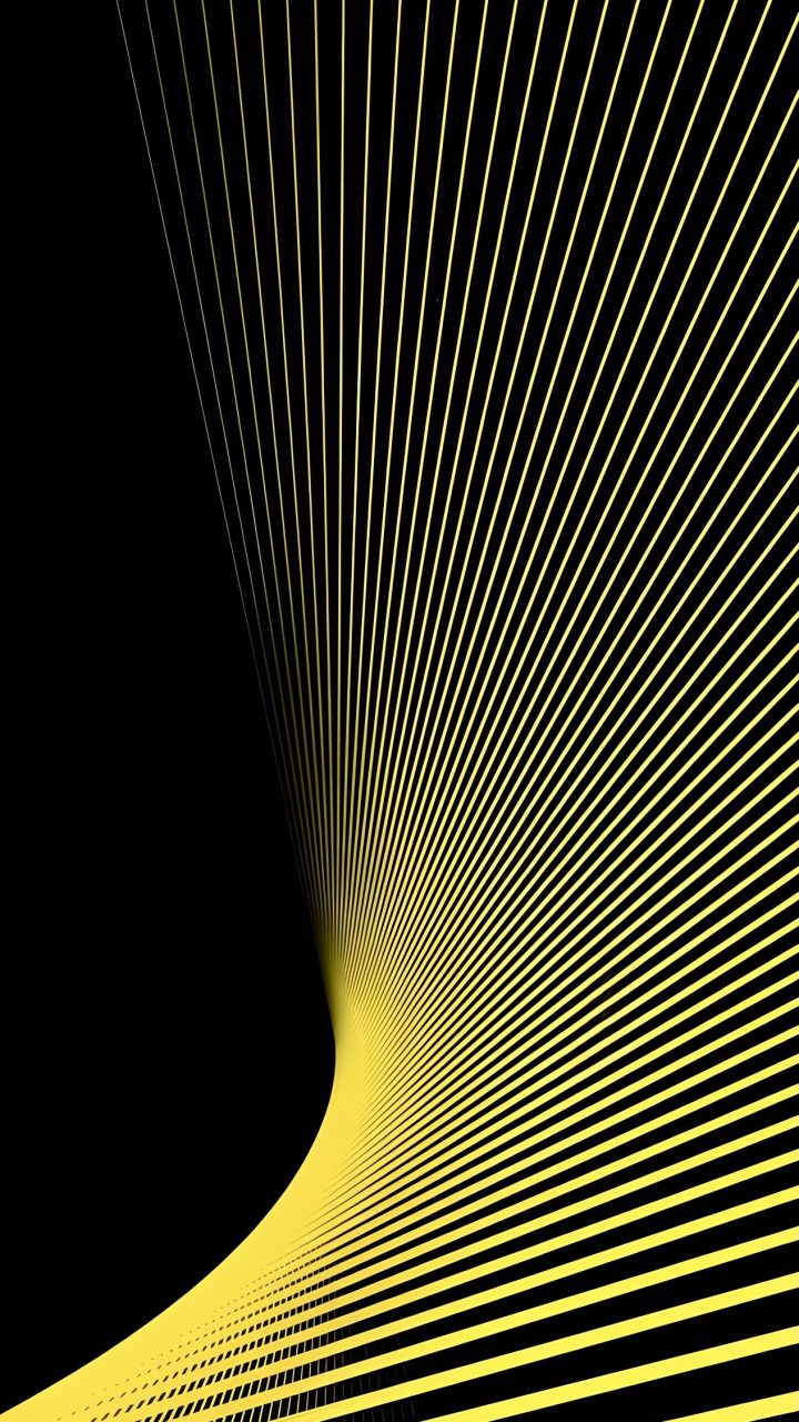 Yellow Neon Lines