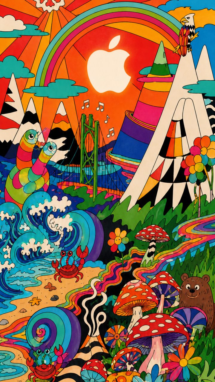Apple Rainbow Wonderland