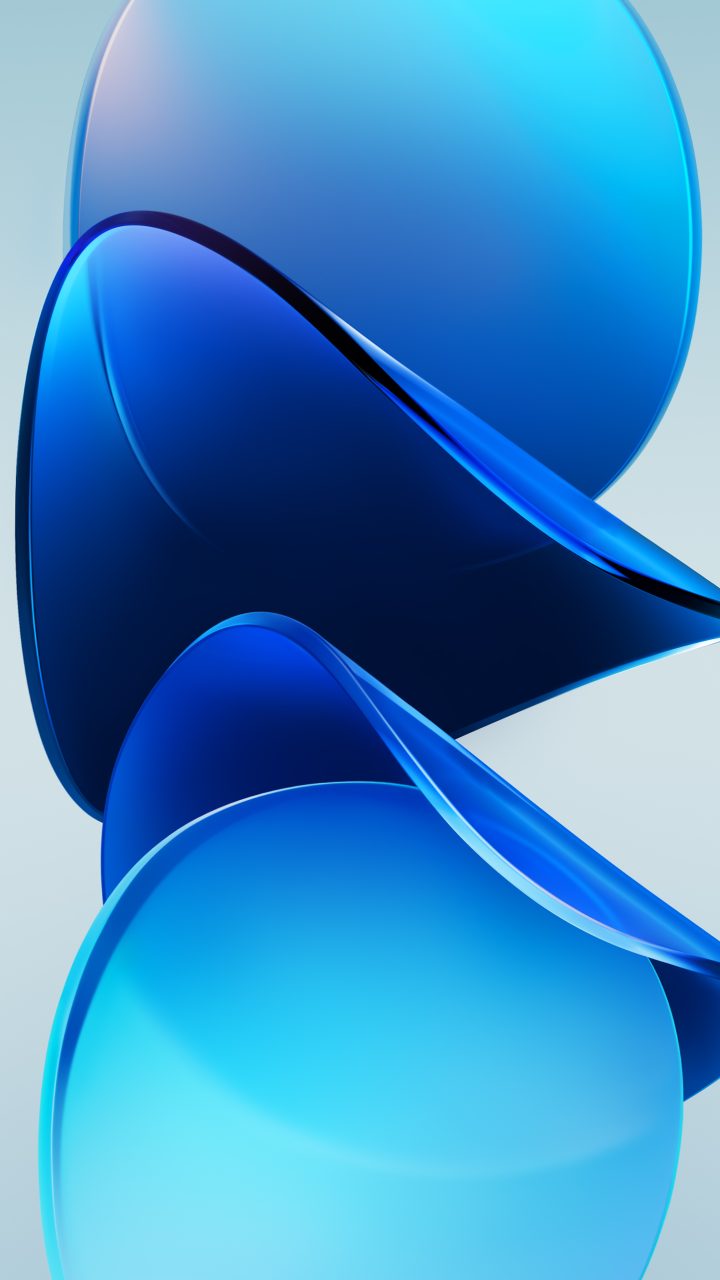 Azure Glass Fold wallpaper for iPhone and Android