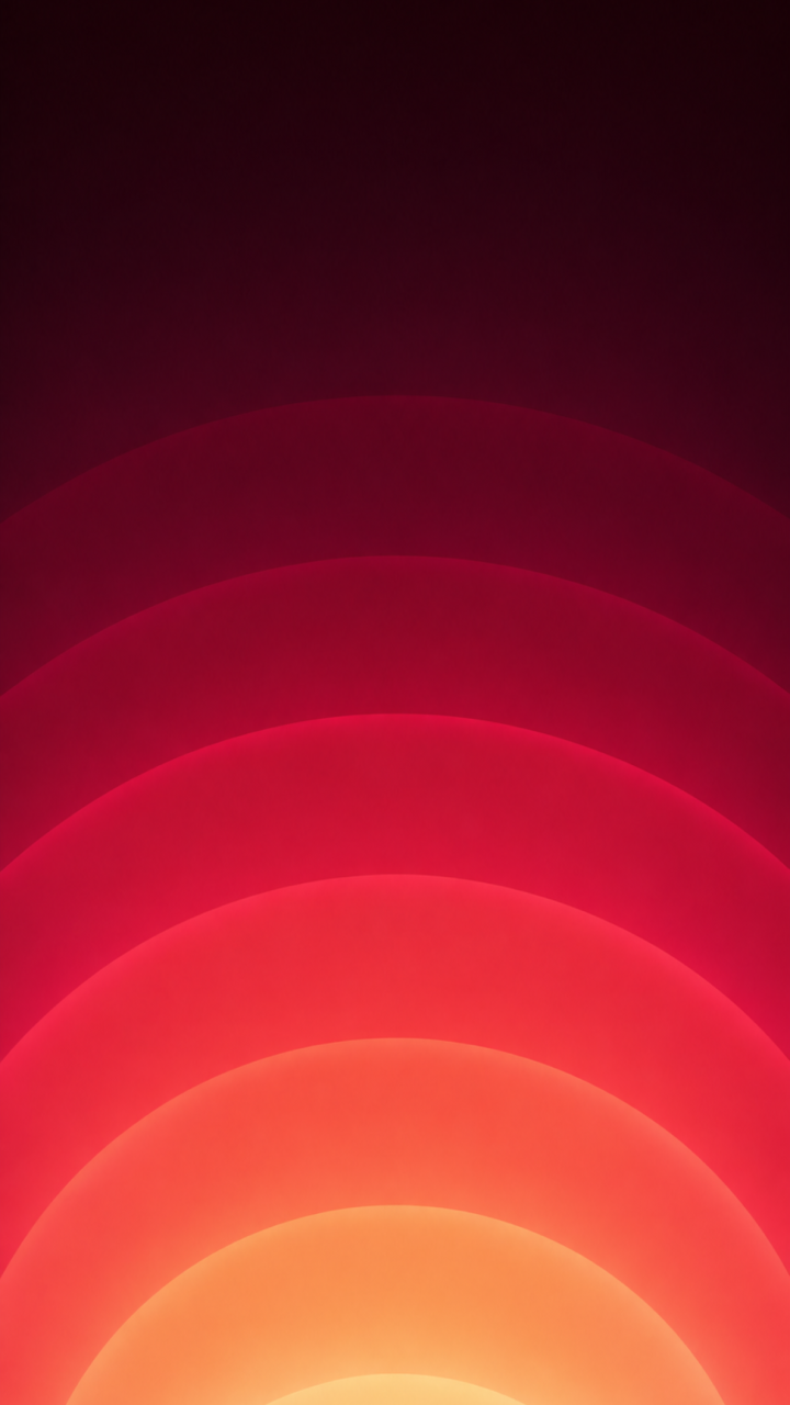 Crimson Horizon Rings wallpaper for iPhone and Android