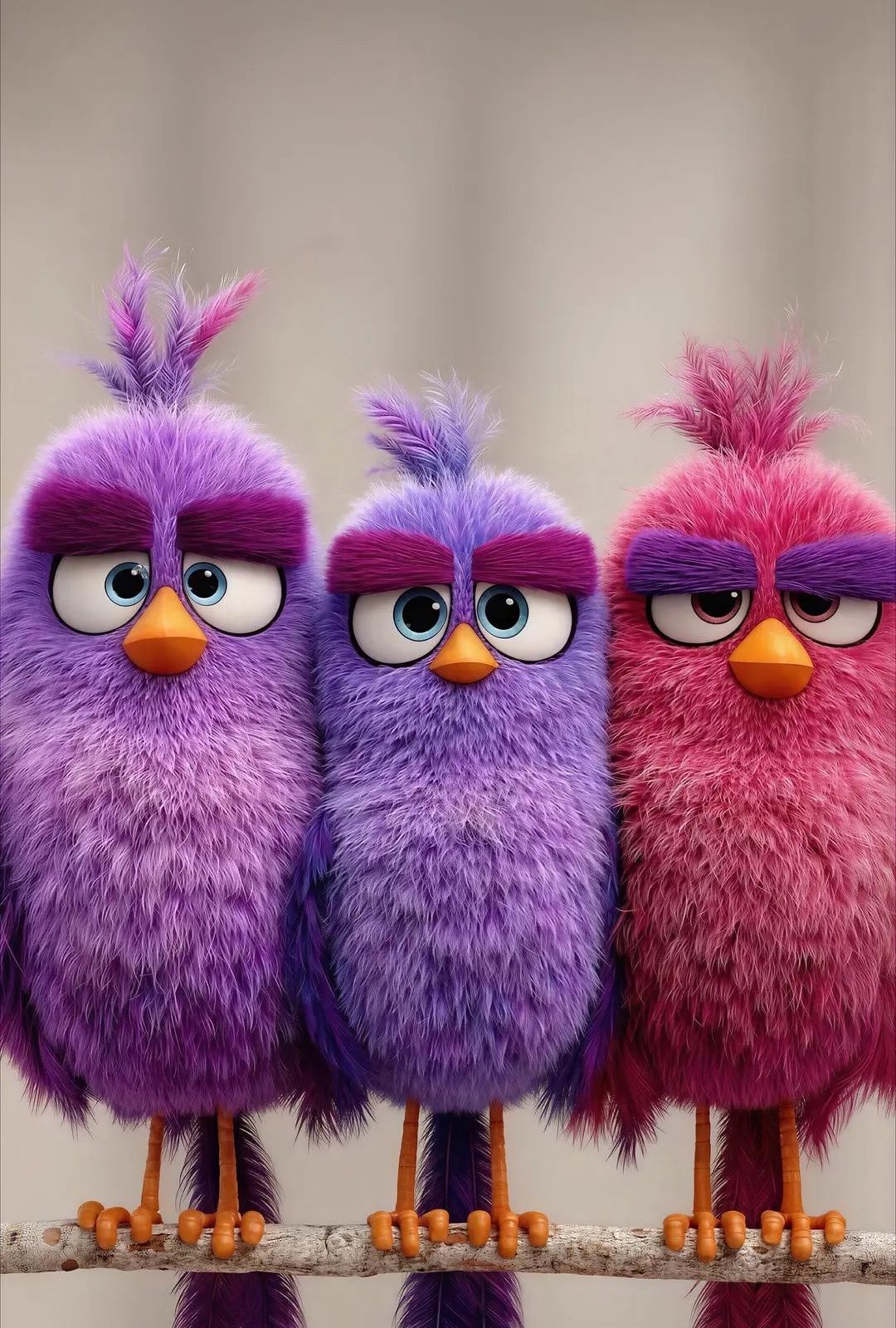 Fluffy Mood Birds
