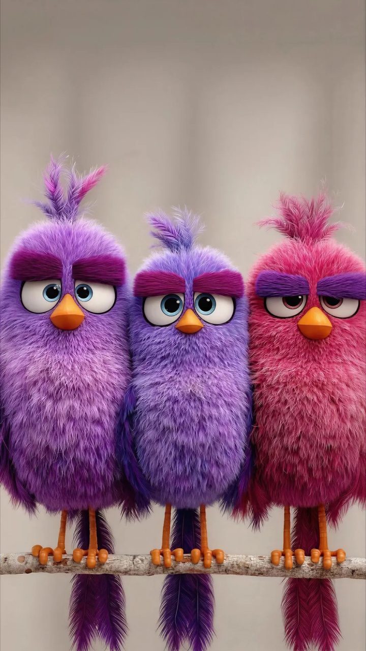 Fluffy Mood Birds
