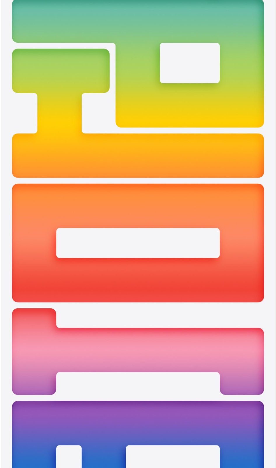 Frosted Rainbow Blueprint wallpaper for iPhone and Android