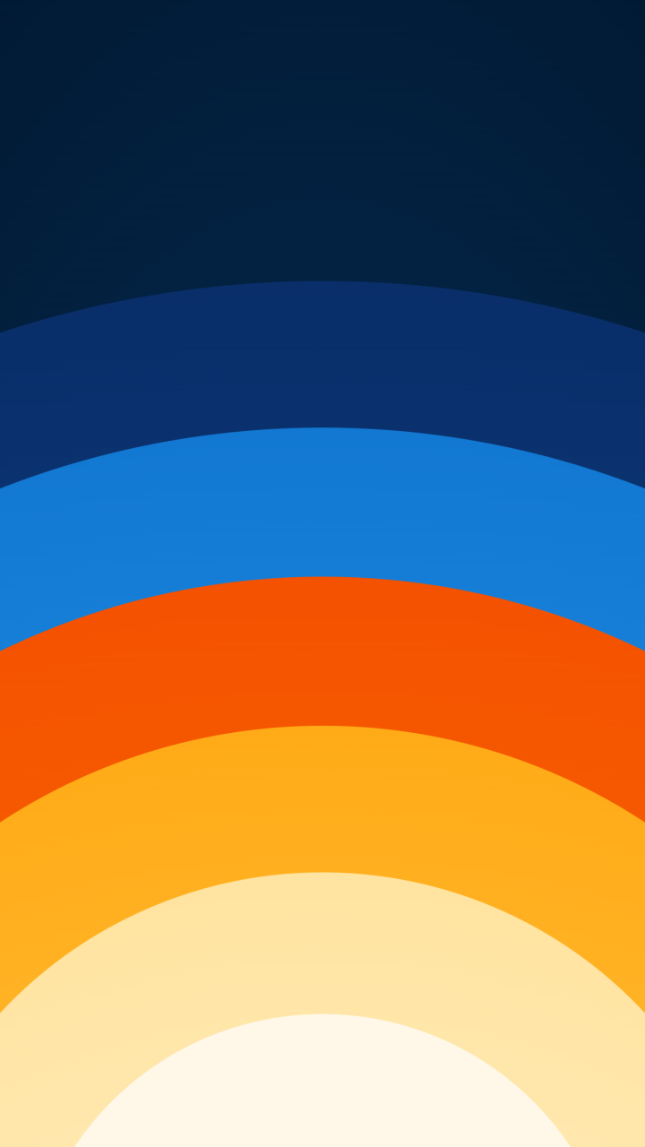 Midnight Solar Arcs wallpaper for iPhone and Android