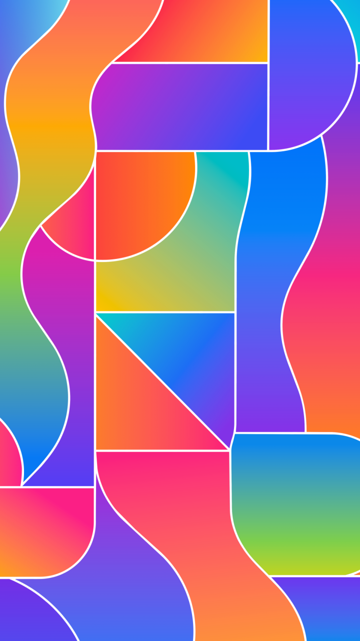 Rainbow Ribbon Grid