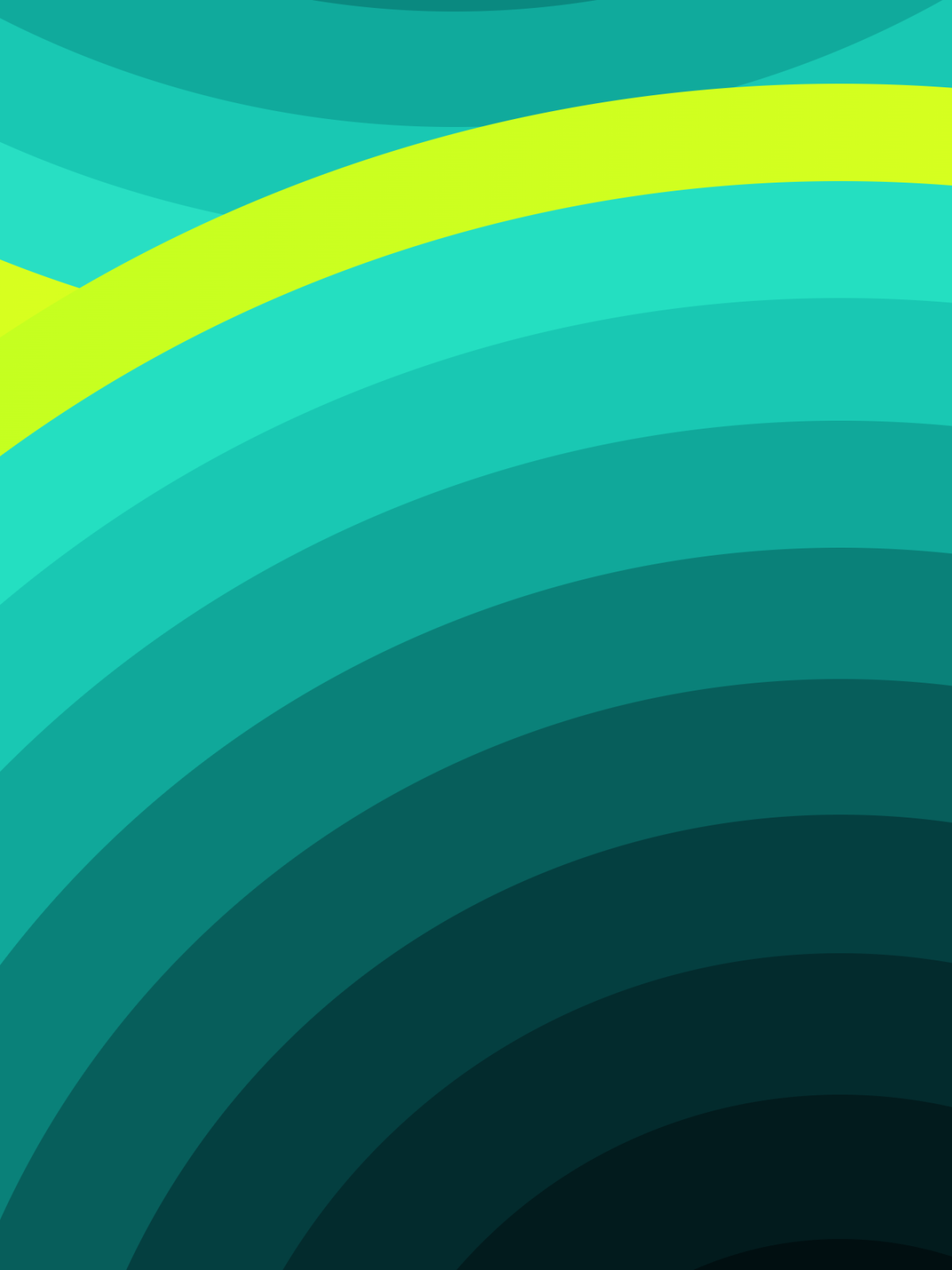 Teal Lime Contours wallpaper for iPhone and Android