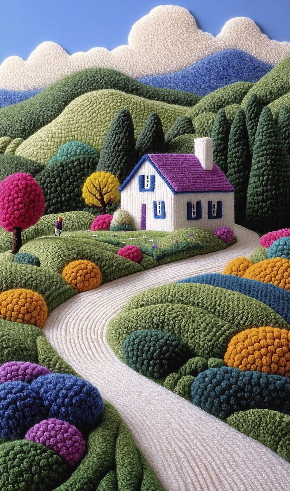 Woolen Hills Cottage wallpaper for iPhone and Android