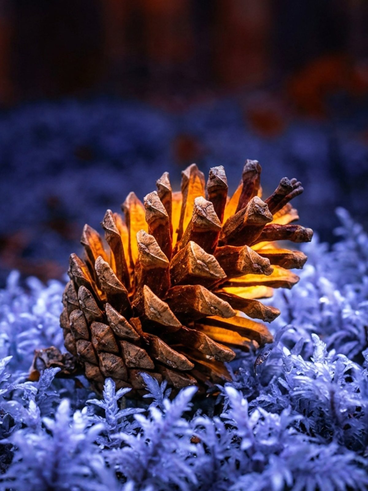 Frosted Pinecone Glow