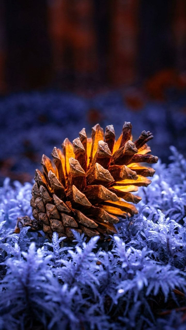 Frosted Pinecone Glow